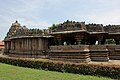 Profile of rear shrine in the Veeranarayana temple at Belavadi