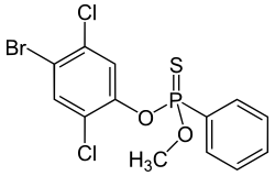 Structural formula of Leptophos