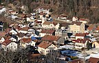 La Brévine - Place du village - Szwajcaria