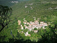 Das Dorf l'Escoutet im Vis-Tal