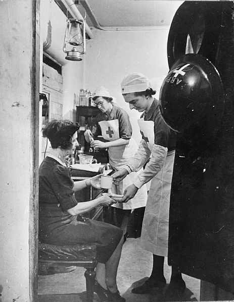 File:Life in a Basement Air Raid Shelter, London, England, 1940 D1652.jpg