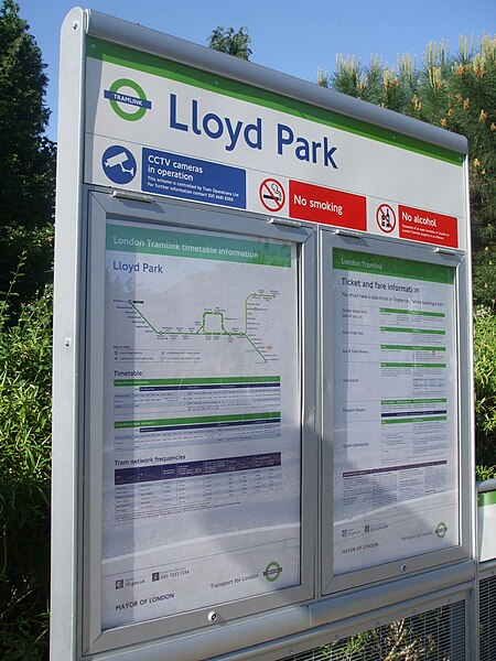 File:Lloyd Park tramstop signage.JPG