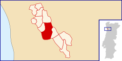 Localização no concelho de Gondomar