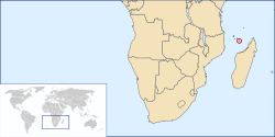 Ligging van Mayotte