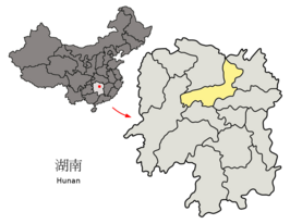 Kaart van Yiyang
