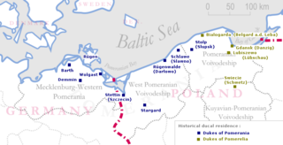 <span class="mw-page-title-main">Pomerania</span> Historical region on the southern shore of the Baltic Sea in Central Europe