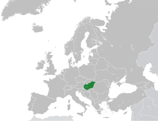 Locator map of Hungary