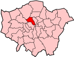 Camden shown athin Greater Lunnon