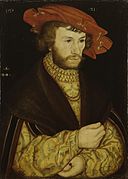 Lucas Cranach el Viejo: Portrait d'un jeune homme au chapeau, 1521
