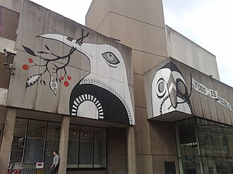 Painting on Birmingham Central Library Lucy-Mclauchlan-Birds-Birmingham-Central-Library-2010.jpg