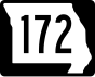Route 172 işaretçisi