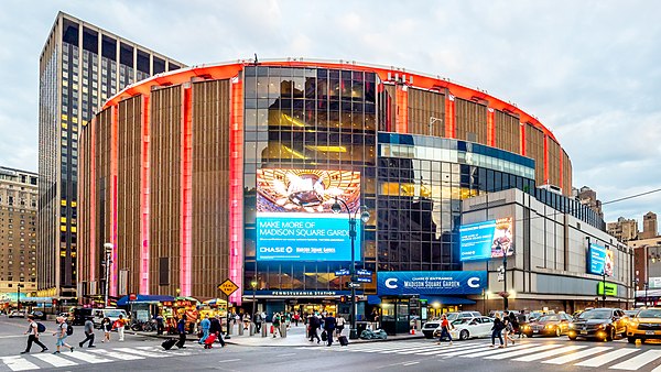 The event was held at Madison Square Garden in New York City, New York.