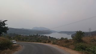 View of Manchanbele reservoir, Magadi, Ramanagara