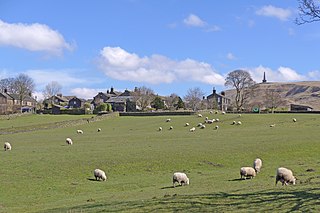 Mankinholes village in United Kingdom