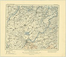 Топографическая карта окрестностей города Мариенбург (Мальборк), 1908 г.