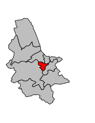 Canton de Saint-Omer-Sud - Carte