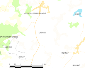 Poziția localității La Chaux