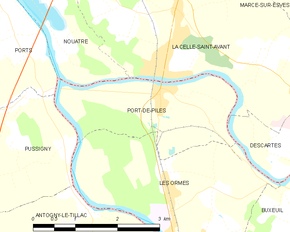 Poziția localității Port-de-Piles