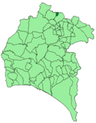 Расположение муниципалитета Кумбрес-де-Энмедио на карте провинции