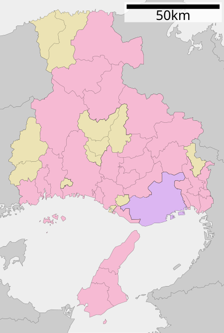 Tập tin:Map of Hyogo Prefecture Ja.svg