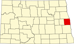 Contea di Traill – Mappa