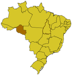 Localização de Rondônia