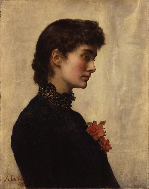 Portrait of Marian Huxley by John Collier, 1883