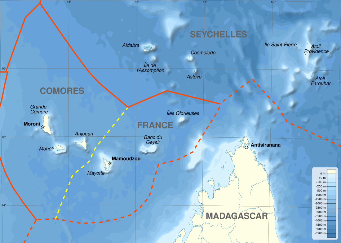 Frontière entre les Comores et la France