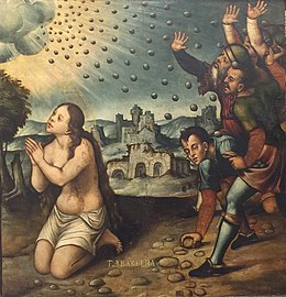 Martyre de sainte Barbe par Gaspar Requena (XVI). Almodi de Xàtiva