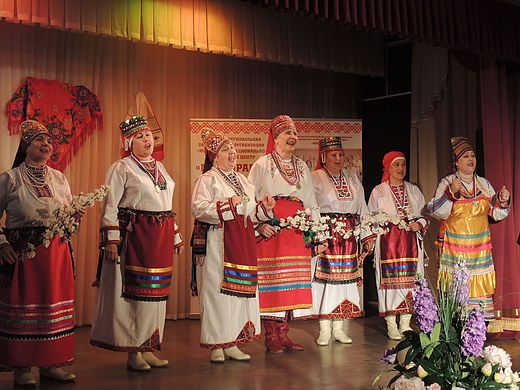 Ансамбль «Килейне» («Берёзка»), город Самара. XIX областной фестиваль «Весна Масторавы» (эрз. «Масторавань тундо»)