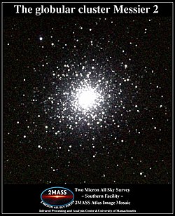Messier 2 on näyttävä pallomainen tähtijoukko. (Kuva:Doug Williams, REU Program/NOAO/AURA/NSF