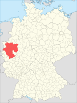 Situo de la regiono ene de Germanio