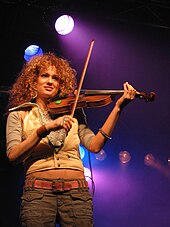 Violinist Miri Ben-Ari contributed to seven tracks. Miri Ben-Ari.jpg