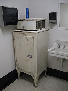 General Electric "Monitor-Top" refrigerator, still in use, June 2007