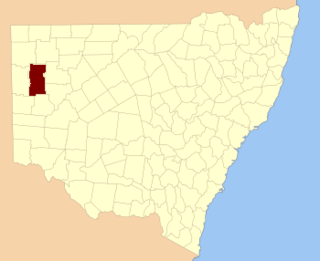 Mootwingee County Cadastral in New South Wales, Australia