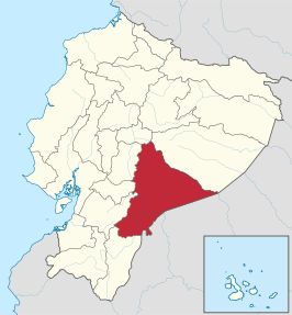 Kaart van Morona-Santiago