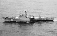 Mourad Rais of Algerian National Navy in 1986. One of the warm-water export versions. MouradRais1986.jpg