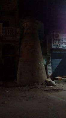 Kos Minar at Sonepat bus stand along Grand Trunk Road in Haryana