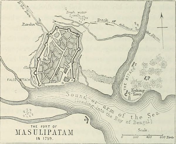 Masulipatam port in 1759