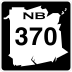 Route 370 marker