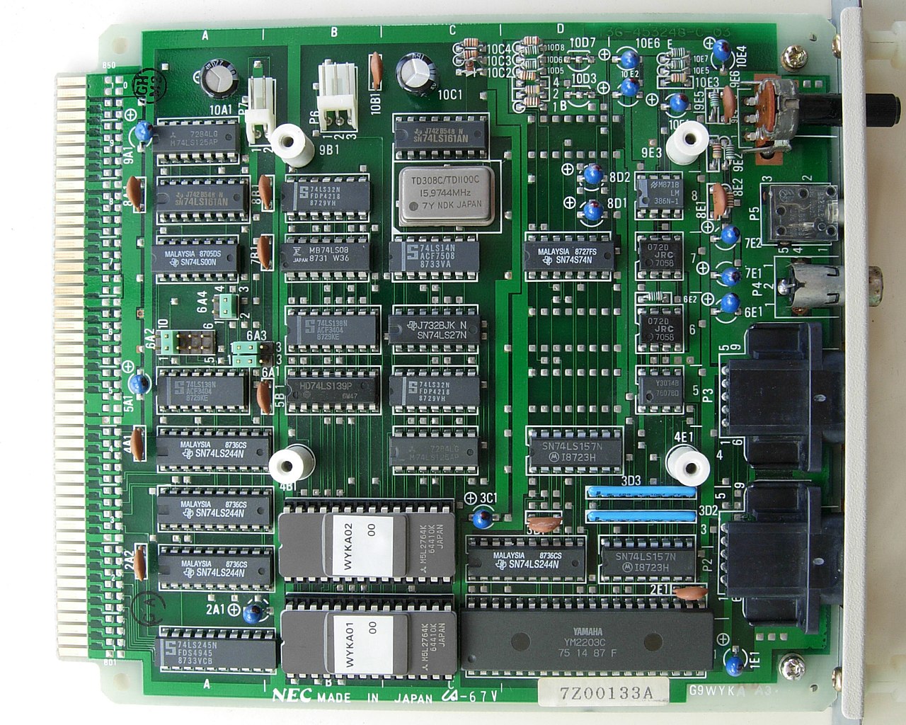 File:NEC PC-9801-26K sound board Top.jpg - Wikimedia Commons