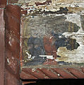 fragment pictură peste intrarea în naos