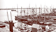 The New Bedford waterfront in 1867 New Bedford, Massachusetts-old harbor.jpeg