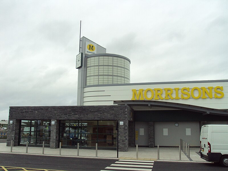 File:New Morrisons Supermarket (before first opening), High Street, Saltney, Flintshire - DSC08079.JPG