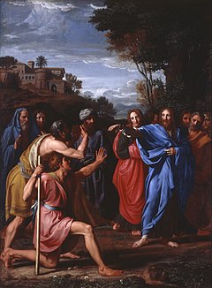 jesus healing the blind