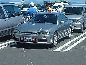 Nissan Skyline R34 poilice.JPG