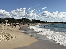 Noosa Heads on the Sunshine Coast, Queensland's third largest city and a major tourist destination Noosa Heads beach, Queensland 02.jpg