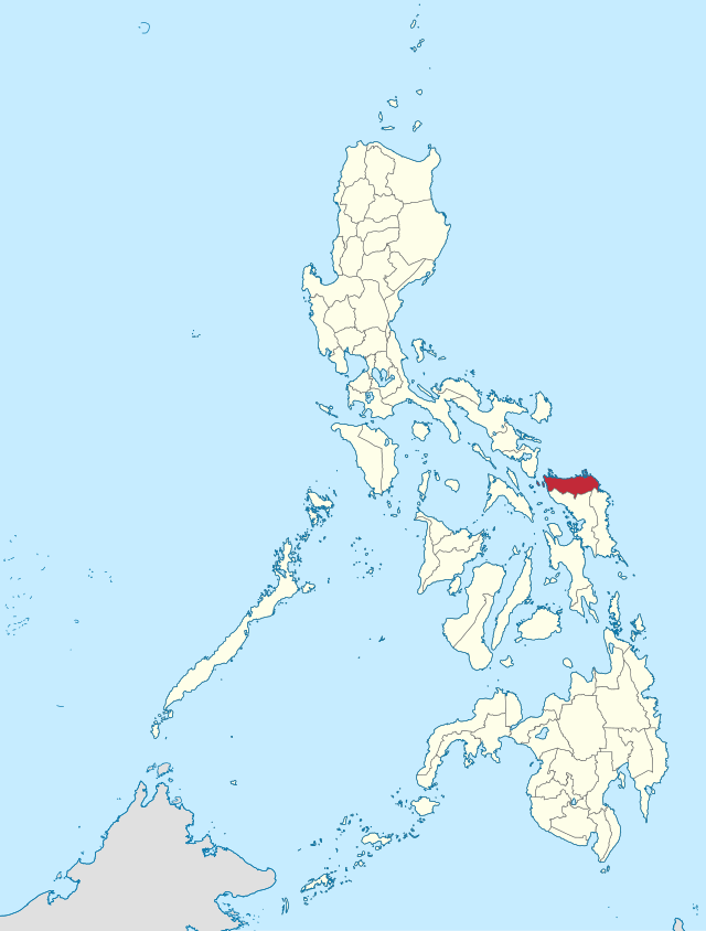 Samar do Norte na Visayas Orientais  Coordenadas : 12°20'N, 124°40'E