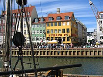 Le quartier de Nyhavn à Copenhague