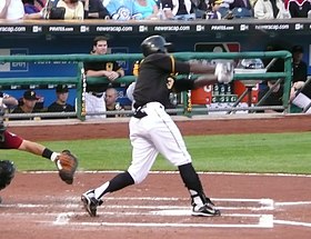 Nyjer Morgan throws out first pitch of NLDS